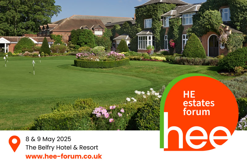 April 2025 - Prospec Are Attending The HE Estates Forum 8th & 9th May 2025 At The Belfry In Sutton Coldfield