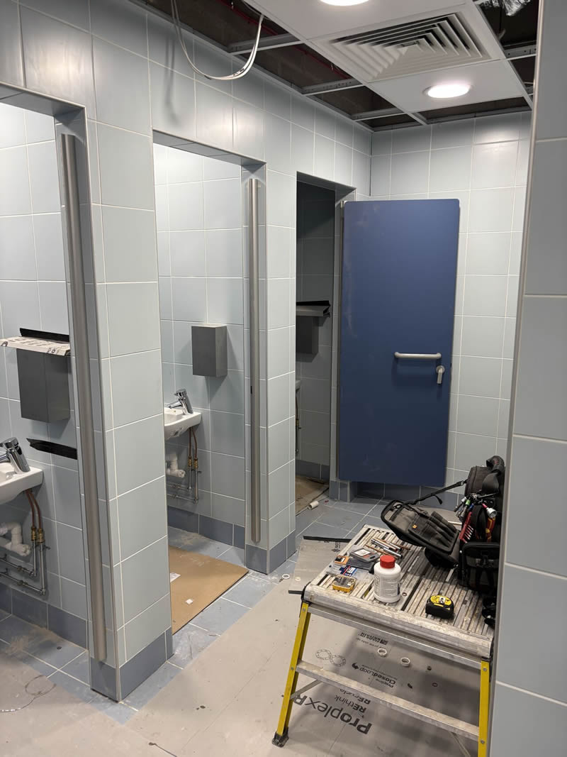 Marathon Washroom Refurbishment For Active Northumberland